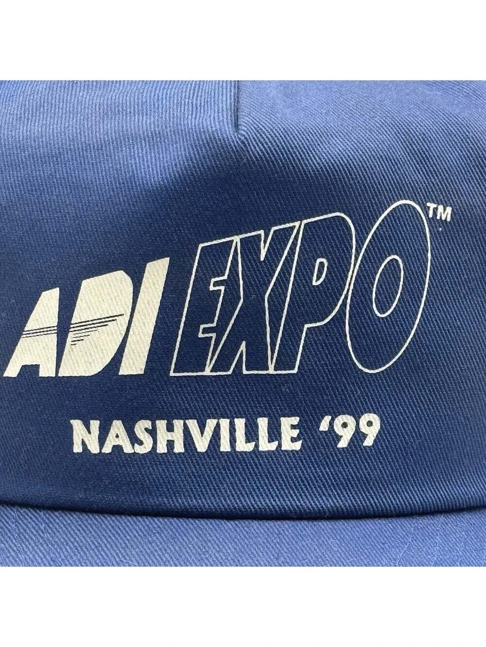 ADI Expo 99 Vintage Hat Snapback Adult One Size Fits Most Blue Baseball Cap